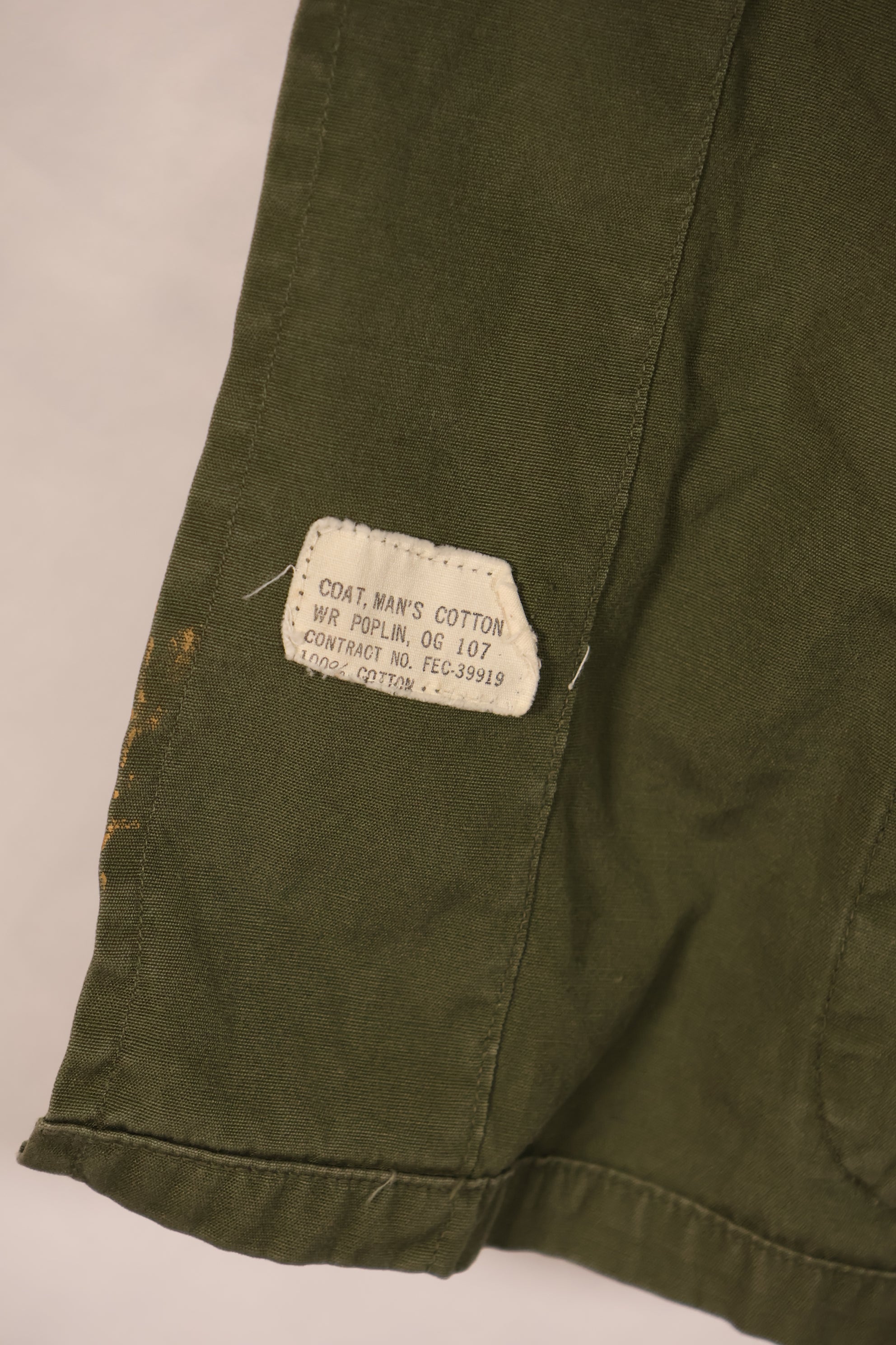 実物　日本製　2nd Model ジャングルファティーグ ジャケット　半袖カスタム　汚れあり　中古品