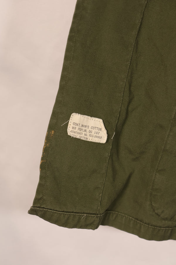 実物　日本製　2nd Model ジャングルファティーグ ジャケット　半袖カスタム　汚れあり　中古品