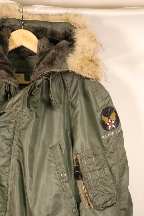 1962 Contract, MEDIUM, U.S. Air Force (USAF), N3-B Flight Jacket, Used
