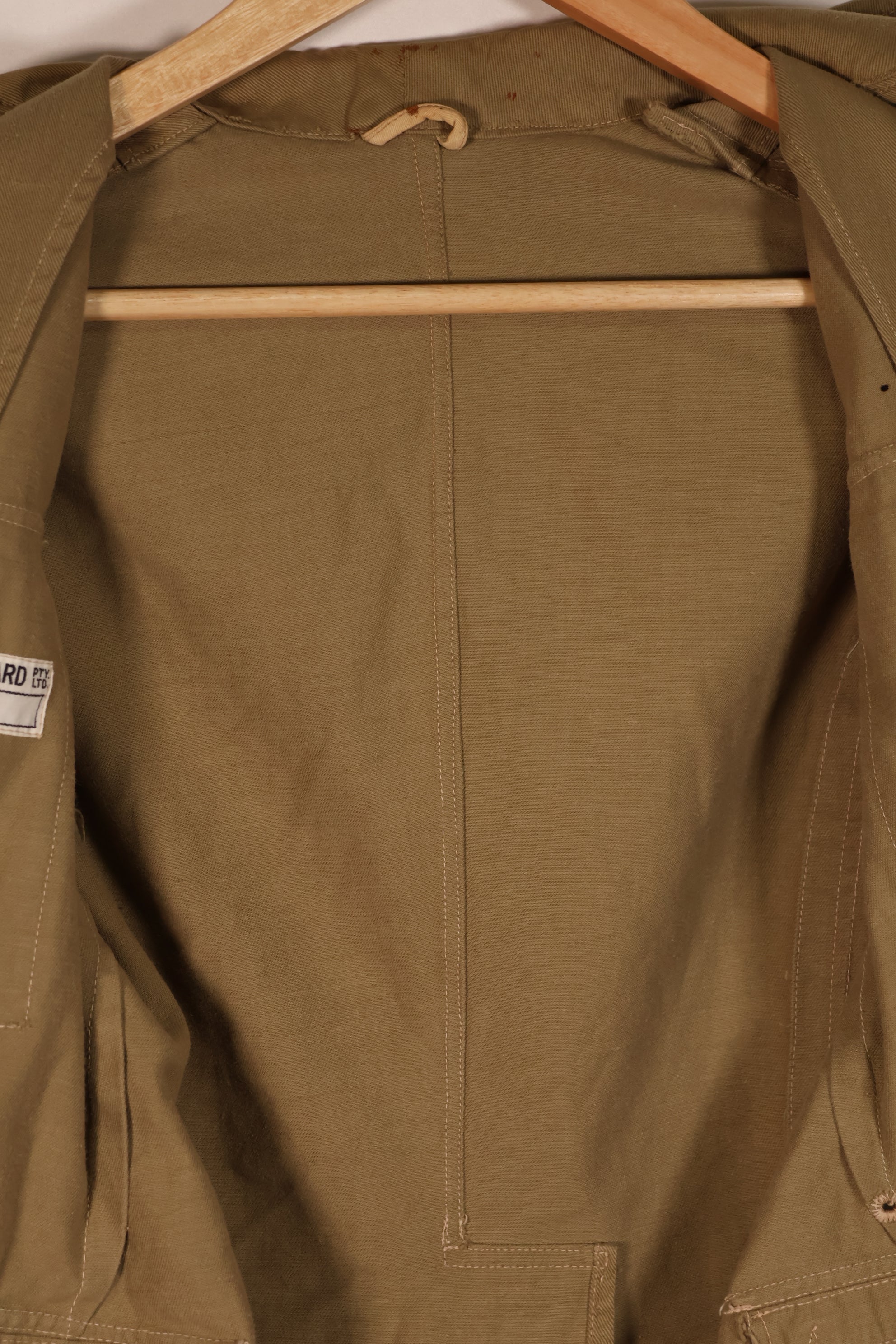 実物　1941年製　WWII オーストラリア軍　トロピカルジャングルユニフォーム　中古品