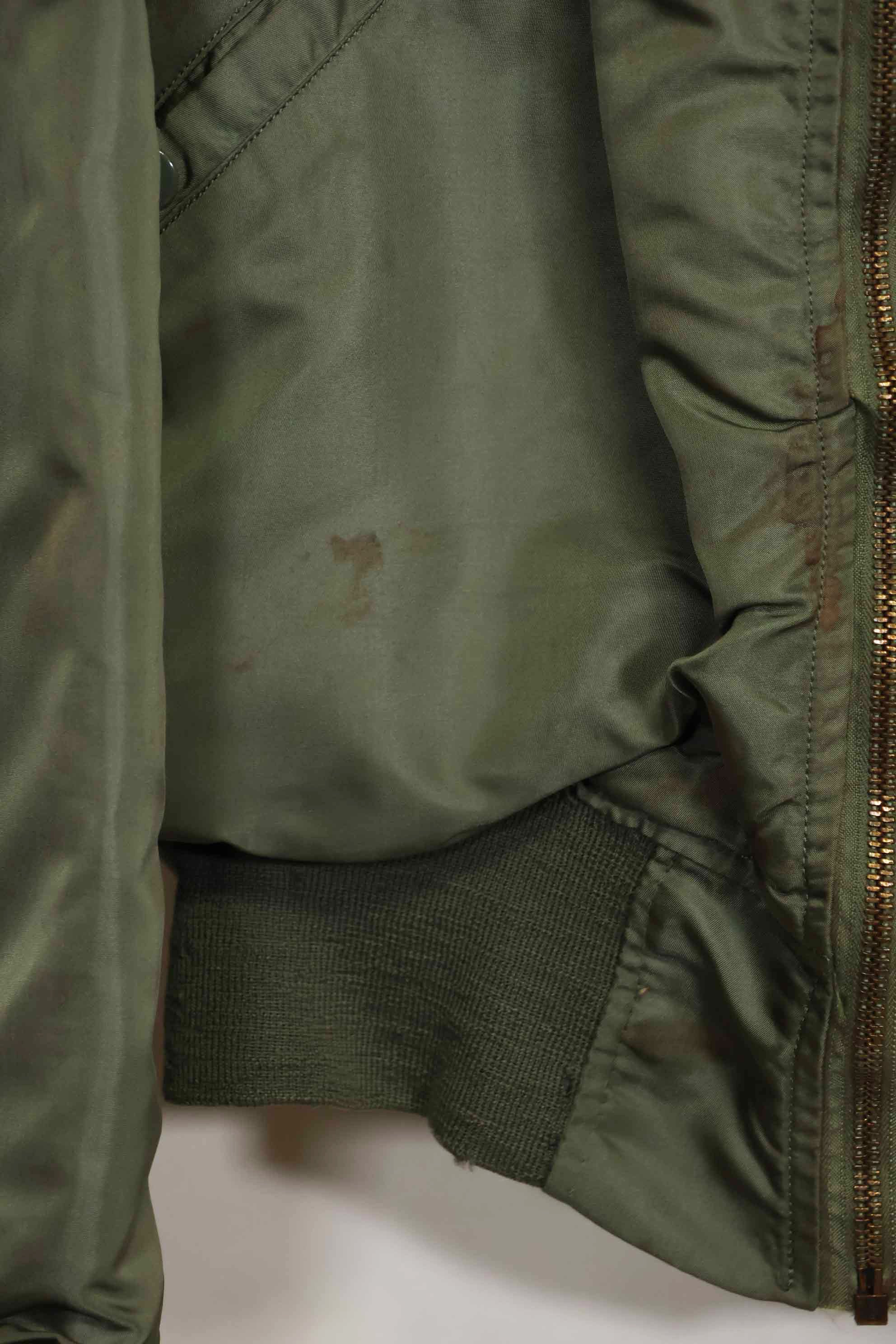 1969年契約　アメリカ空軍　L2-B　ライトゾーン　フライトジャケット　ローカルメイドパッチ付　中古品