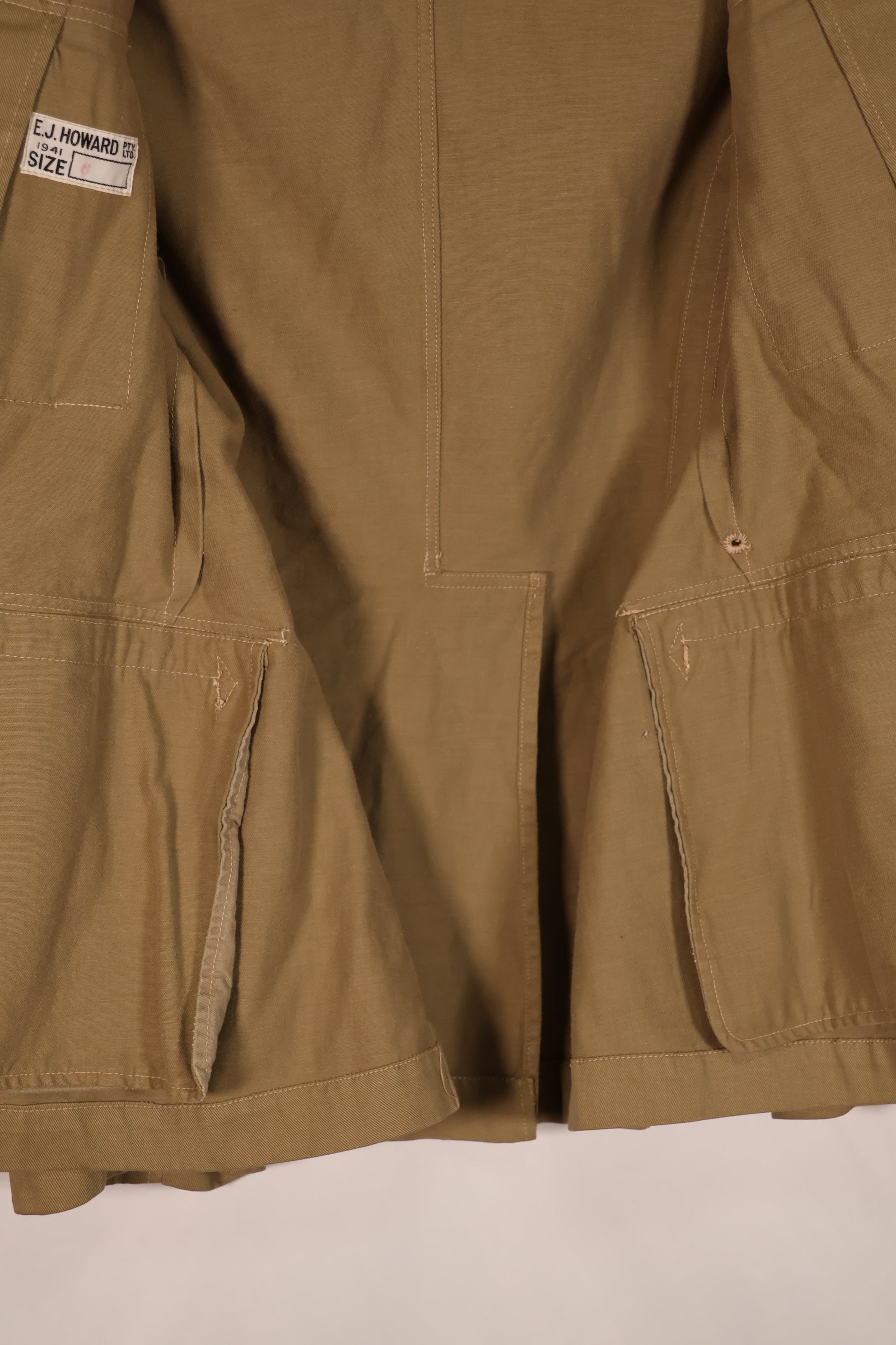 実物　1941年製　WWII オーストラリア軍　トロピカルジャングルユニフォーム　中古品