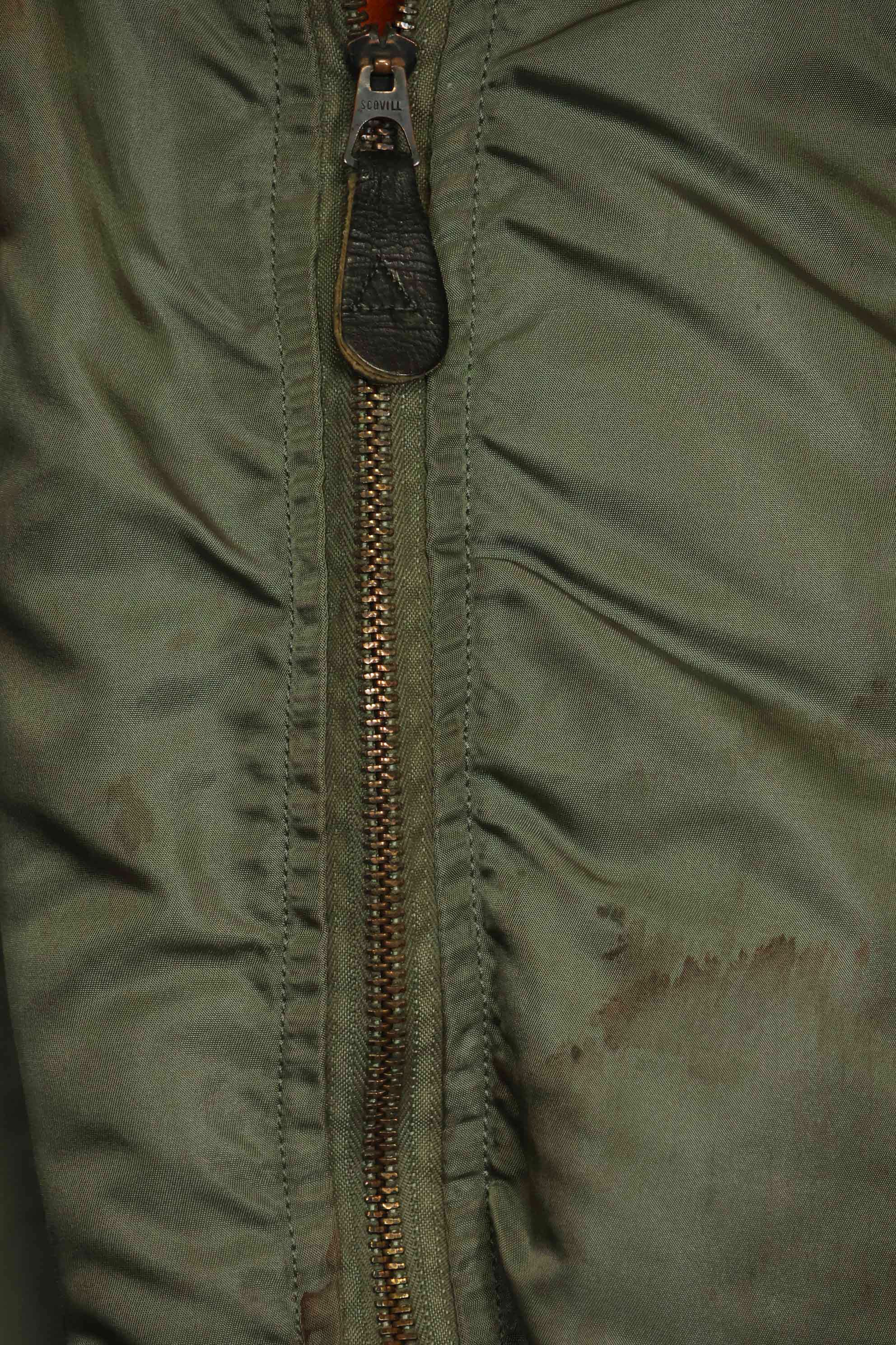 1969年契約　アメリカ空軍　L2-B　ライトゾーン　フライトジャケット　ローカルメイドパッチ付　中古品