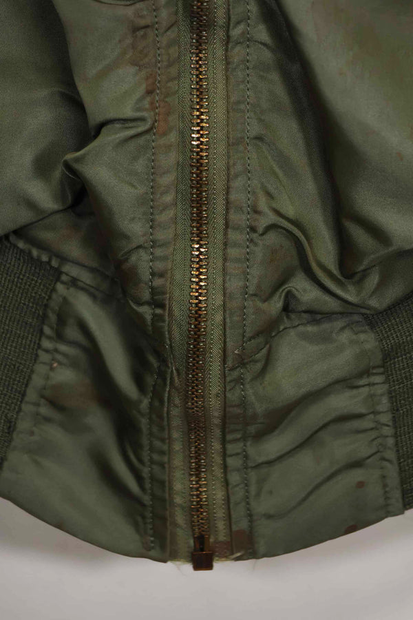 1969年契約　アメリカ空軍　L2-B　ライトゾーン　フライトジャケット　ローカルメイドパッチ付　中古品