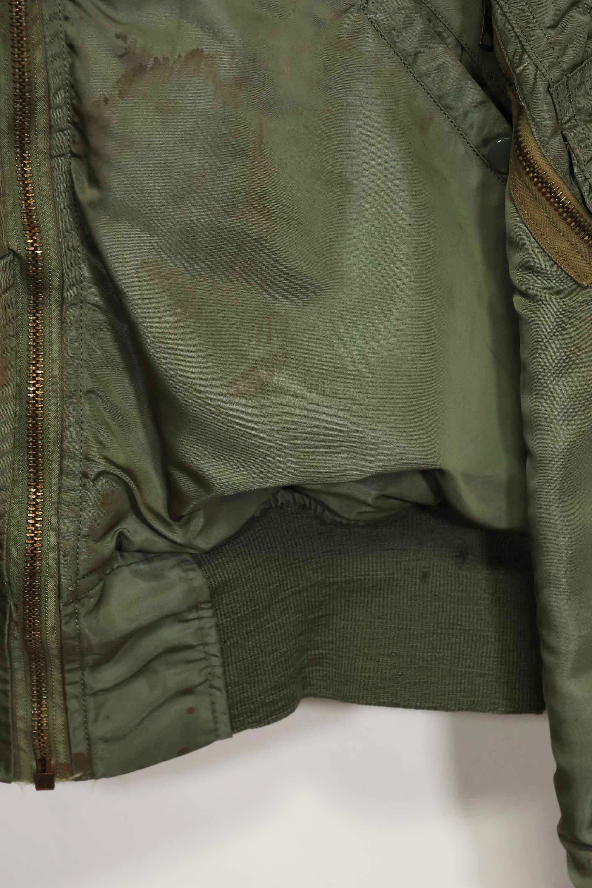 1969年契約　アメリカ空軍　L2-B　ライトゾーン　フライトジャケット　ローカルメイドパッチ付　中古品