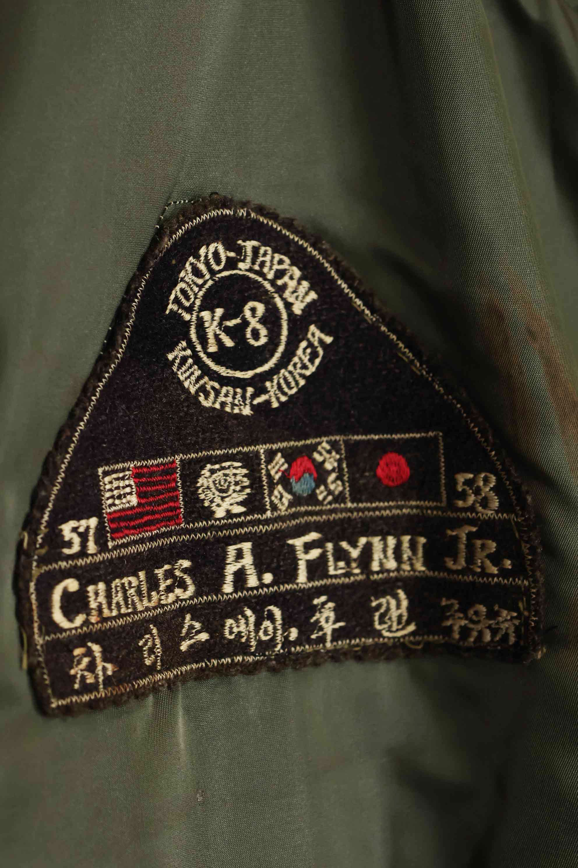 1969年契約　アメリカ空軍　L2-B　ライトゾーン　フライトジャケット　ローカルメイドパッチ付　中古品