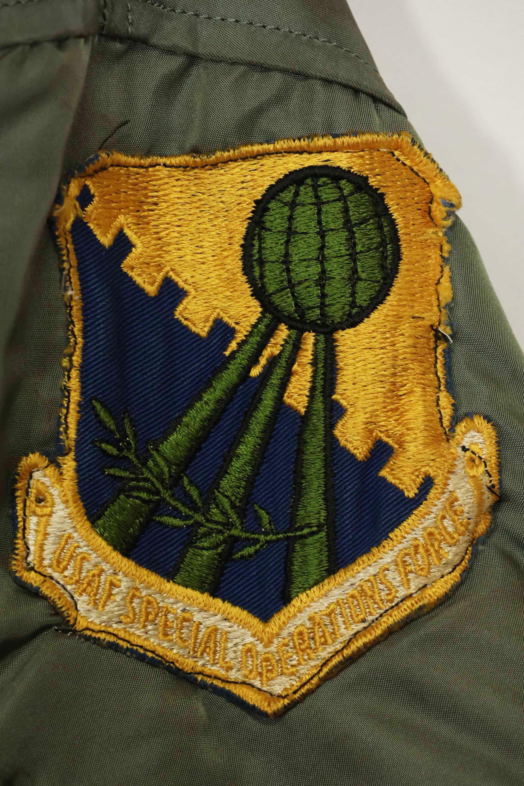 1969年契約　アメリカ空軍　L2-B　ライトゾーン　フライトジャケット　ローカルメイドパッチ付　中古品