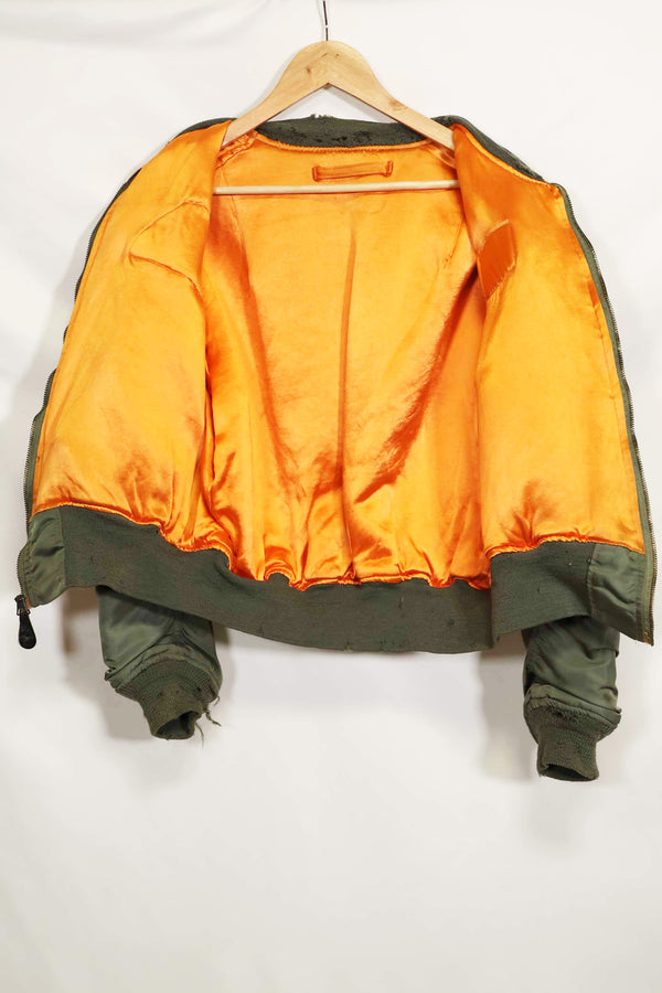 1969年契約　アメリカ空軍　L2-B　ライトゾーン　フライトジャケット　ローカルメイドパッチ付　中古品