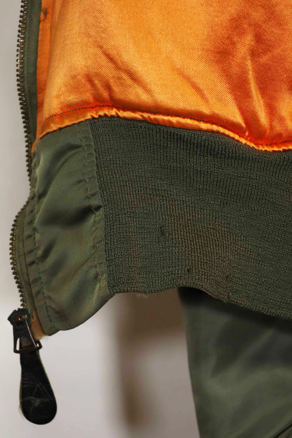 1969年契約　アメリカ空軍　L2-B　ライトゾーン　フライトジャケット　ローカルメイドパッチ付　中古品