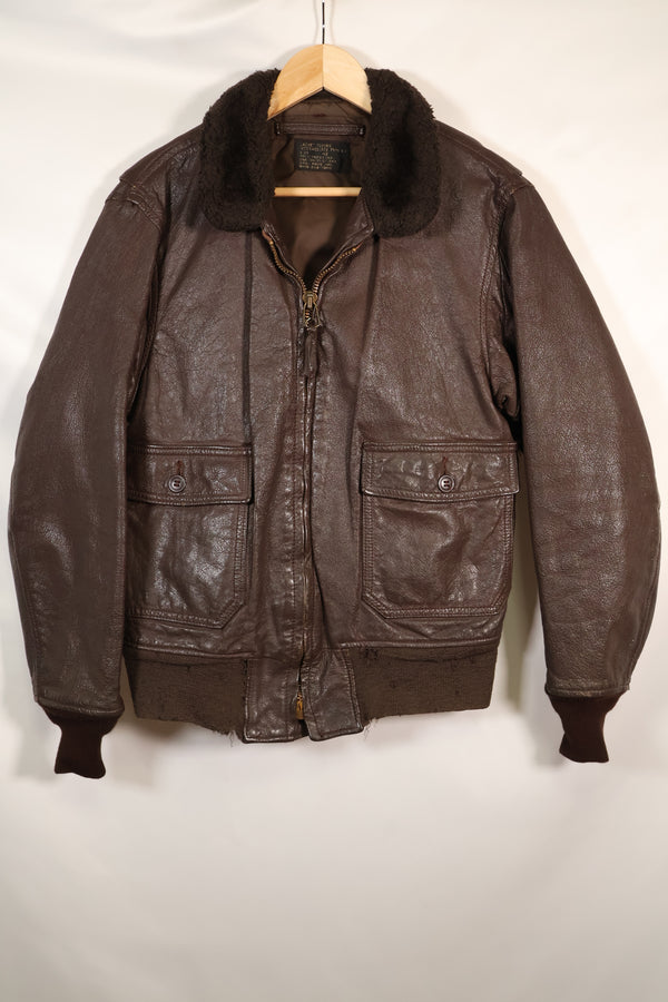 1971 Contract Size 42 US Navy G-1 Flight Jacket Intermediates Used