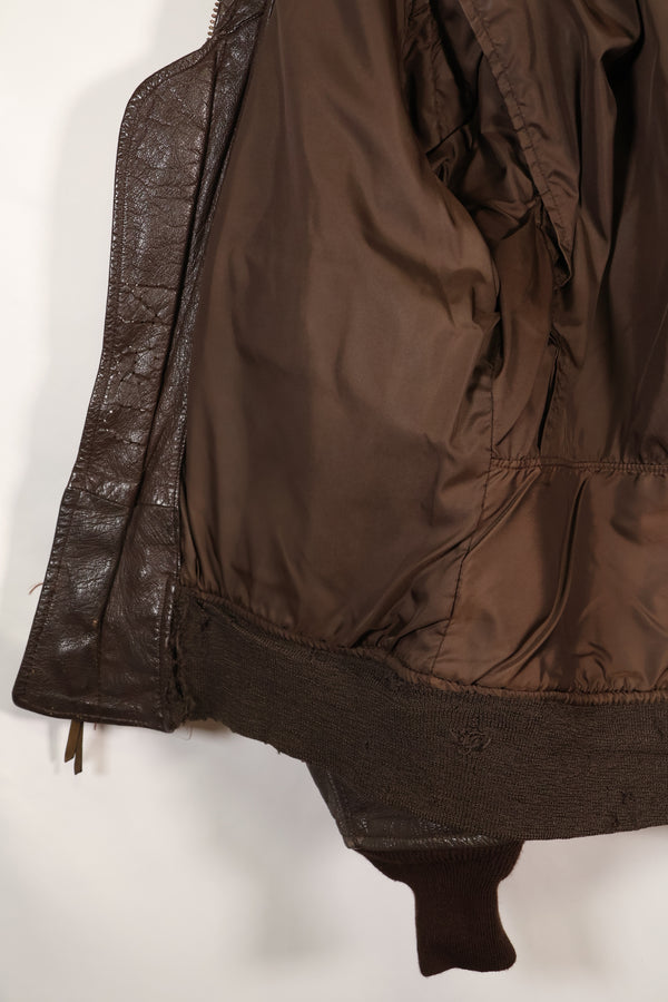 1971 Contract Size 42 US Navy G-1 Flight Jacket Intermediates Used