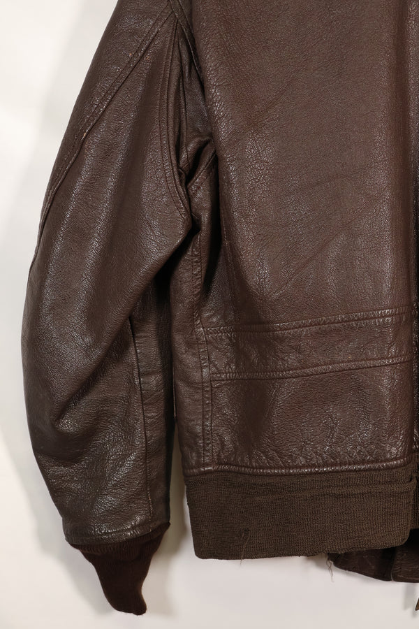 1971 Contract Size 42 US Navy G-1 Flight Jacket Intermediates Used