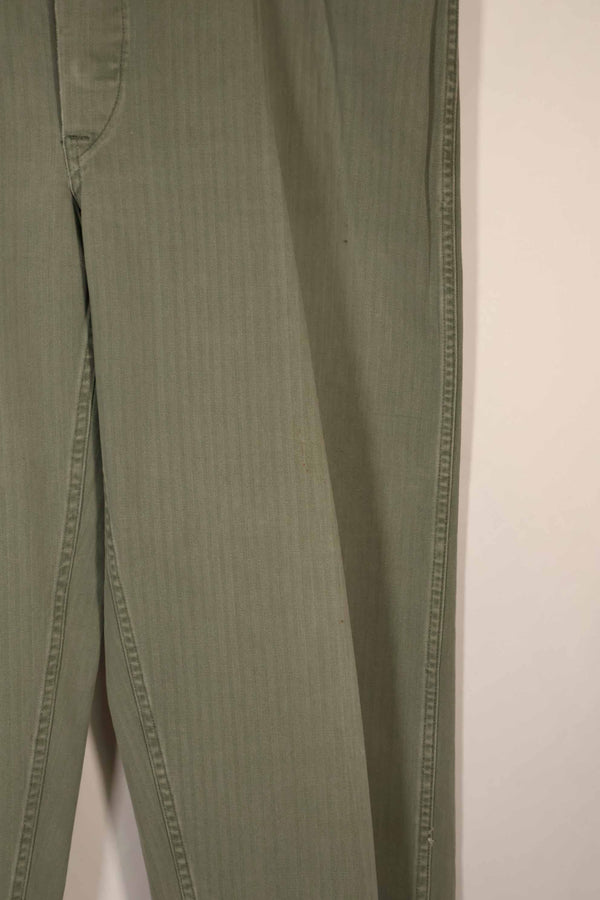 実物　1940年代　アメリカ海兵隊　USMC　M42 HBT ユーティリティパンツ　大きいサイズ　中古品