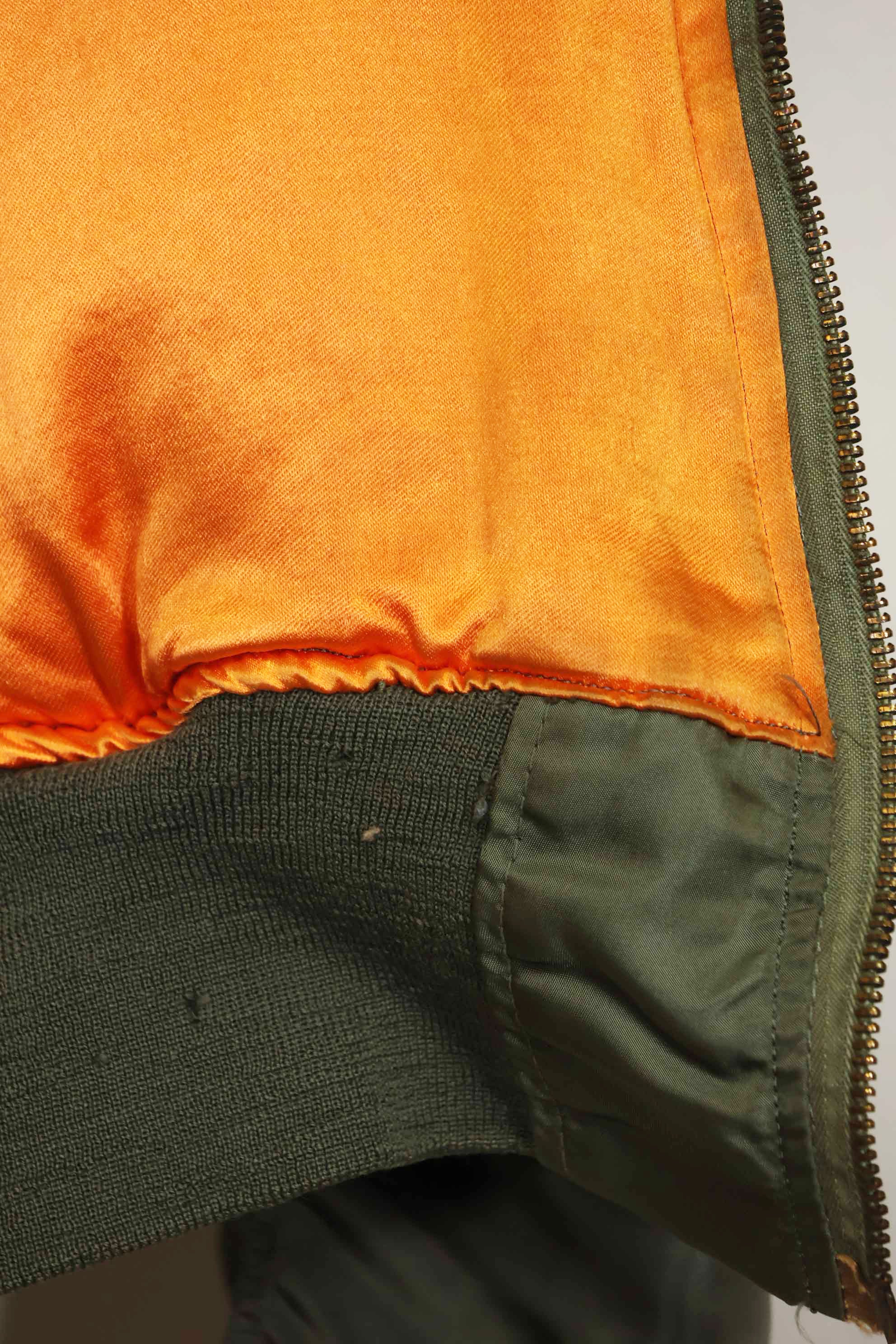 1969年契約　アメリカ空軍　L2-B　ライトゾーン　フライトジャケット　ローカルメイドパッチ付　中古品