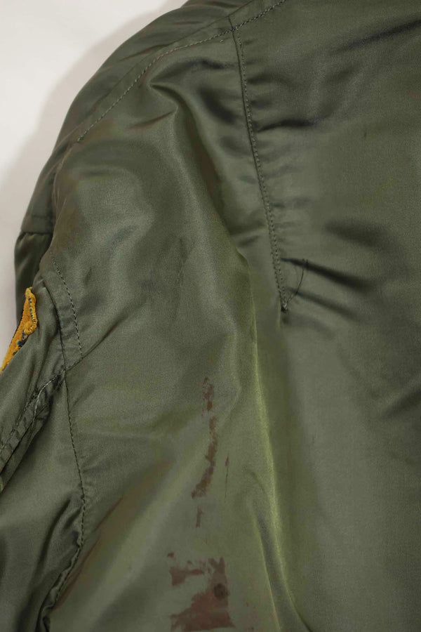 1969年契約　アメリカ空軍　L2-B　ライトゾーン　フライトジャケット　ローカルメイドパッチ付　中古品