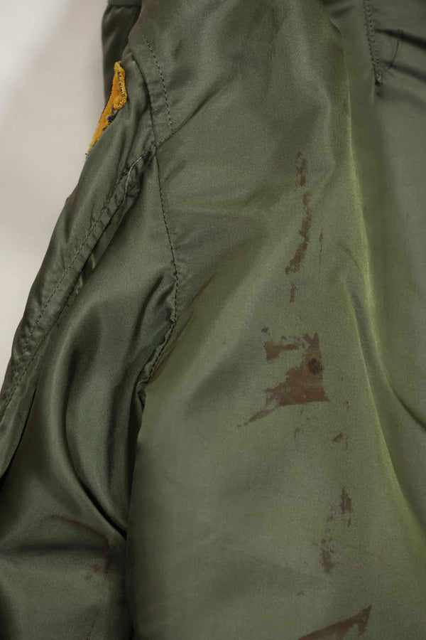 1969年契約　アメリカ空軍　L2-B　ライトゾーン　フライトジャケット　ローカルメイドパッチ付　中古品