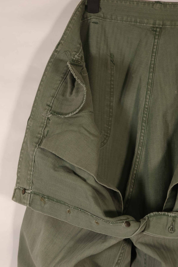 実物　1940年代　アメリカ海兵隊　USMC　M42 HBT ユーティリティパンツ　大きいサイズ　中古品