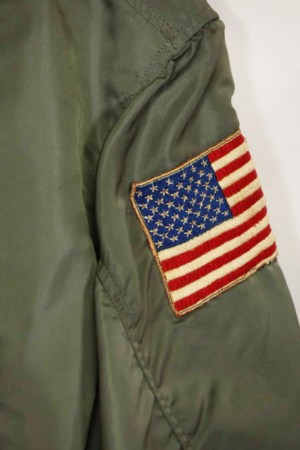 1969年契約　アメリカ空軍　L2-B　ライトゾーン　フライトジャケット　ローカルメイドパッチ付　中古品