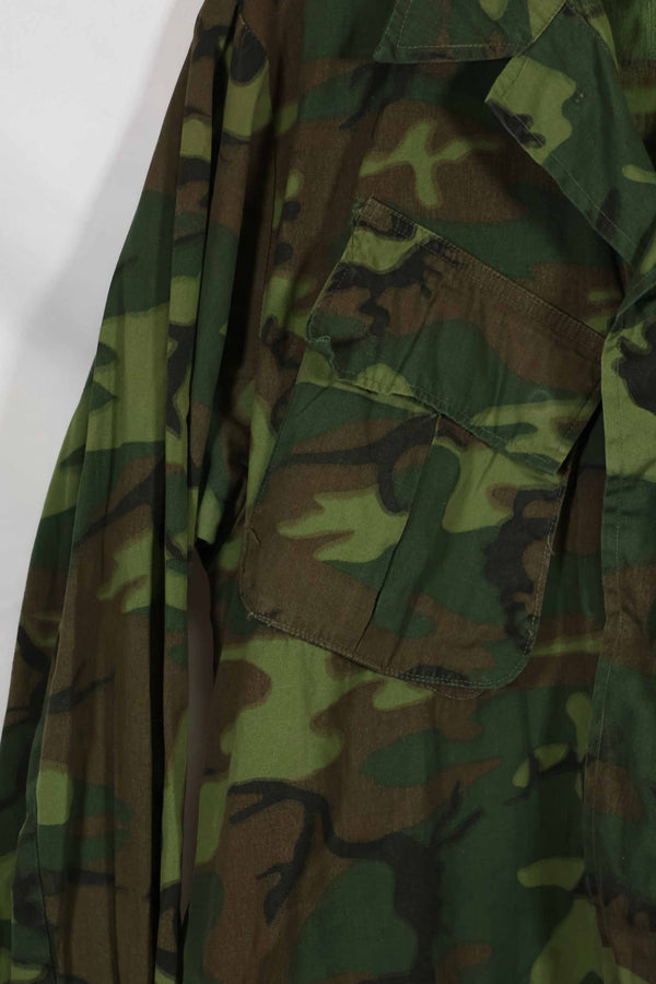 1968年製　ポップリン製　ノンリップ　ERDL ジャングルファティーグ　ジャケット　M-R　状態良い