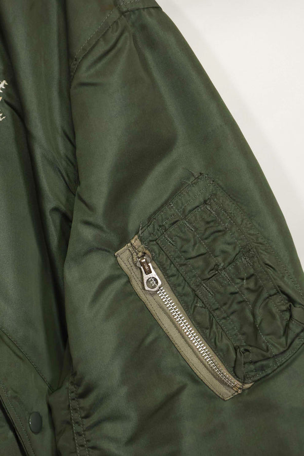 1970年契約　アメリカ空軍　L2-B　ライトゾーン　フライトジャケット　刺繍ネーム入　中古品