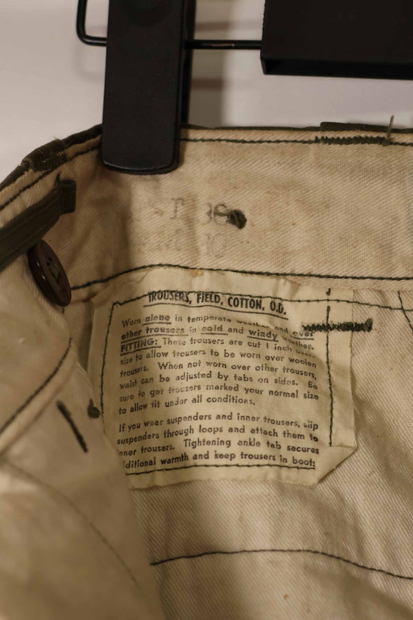 正品 1940-50 年代美国陆军 M45 空降兵裤，二手