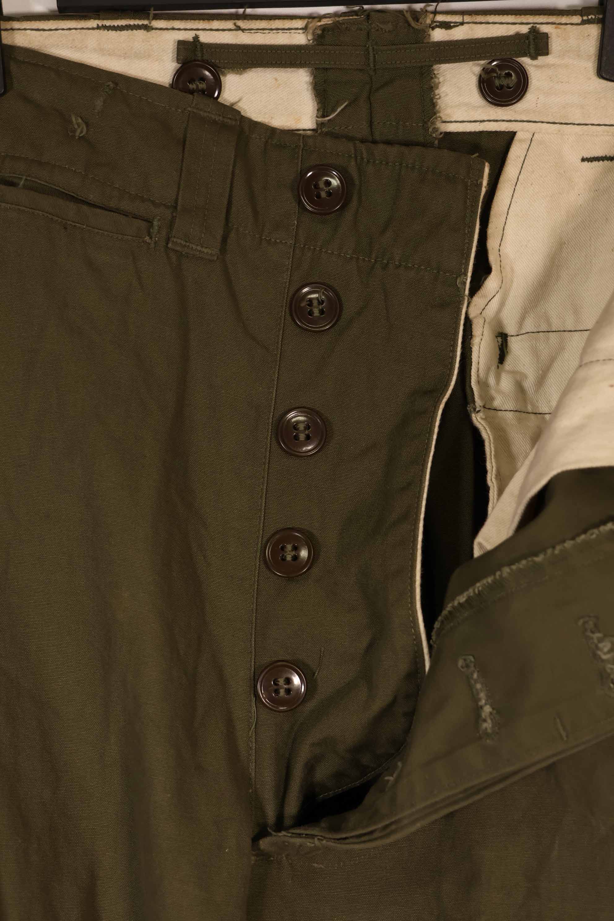 正品 1940-50 年代美国陆军 M45 空降兵裤，二手