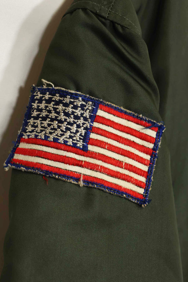 1970年契約　アメリカ空軍　L2-B　ライトゾーン　フライトジャケット　刺繍ネーム入　中古品
