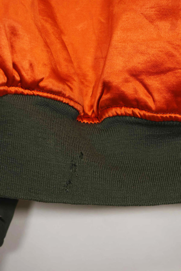 1970年契約　アメリカ空軍　L2-B　ライトゾーン　フライトジャケット　刺繍ネーム入　中古品