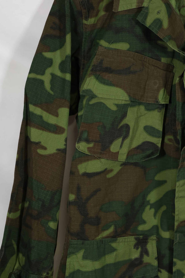 1969年製　リップストップ生地　ERDL ジャングルファティーグ　ジャケット　S-S　ほぼ未使用