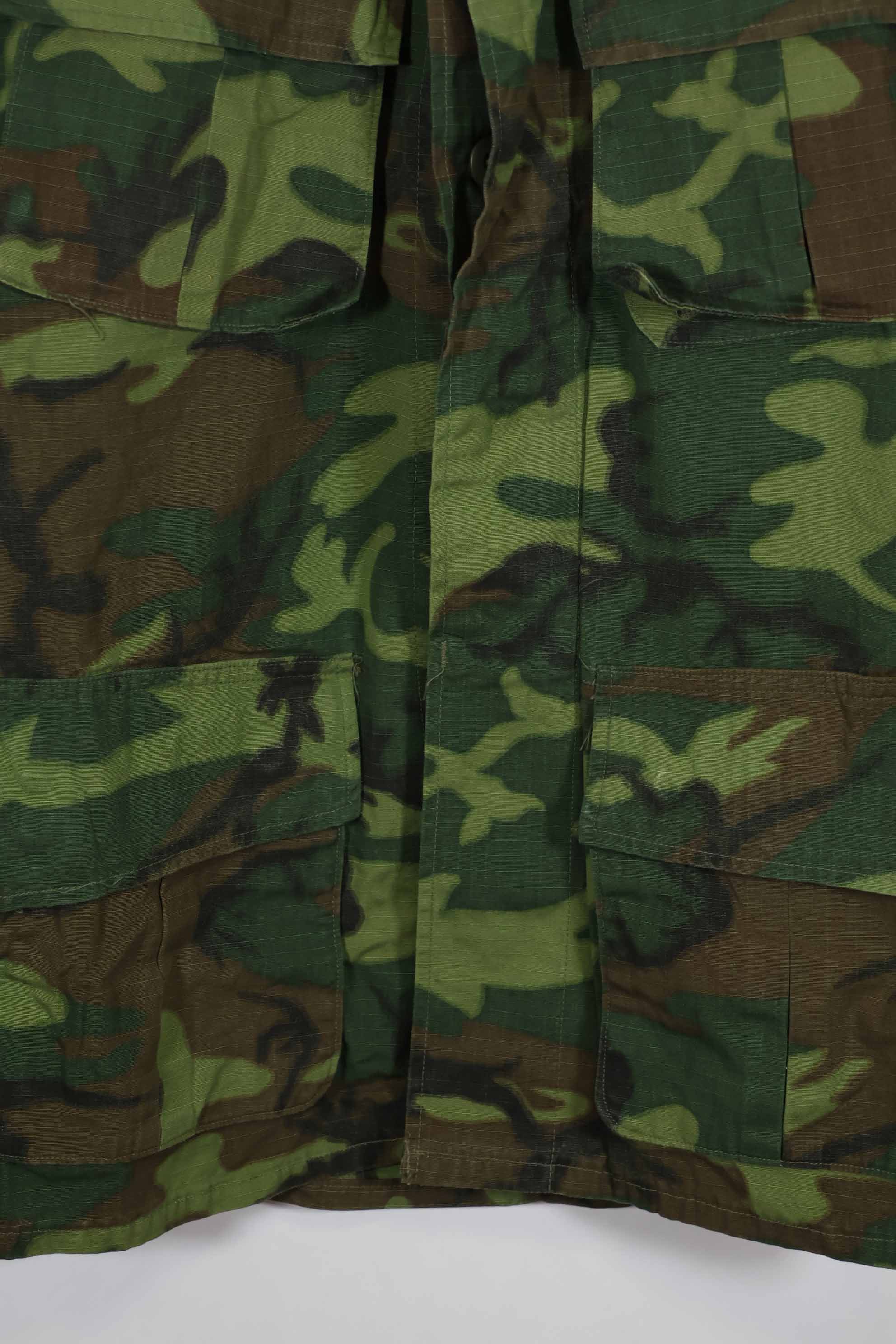 1969年製　リップストップ生地　ERDL ジャングルファティーグ　ジャケット　S-S　ほぼ未使用