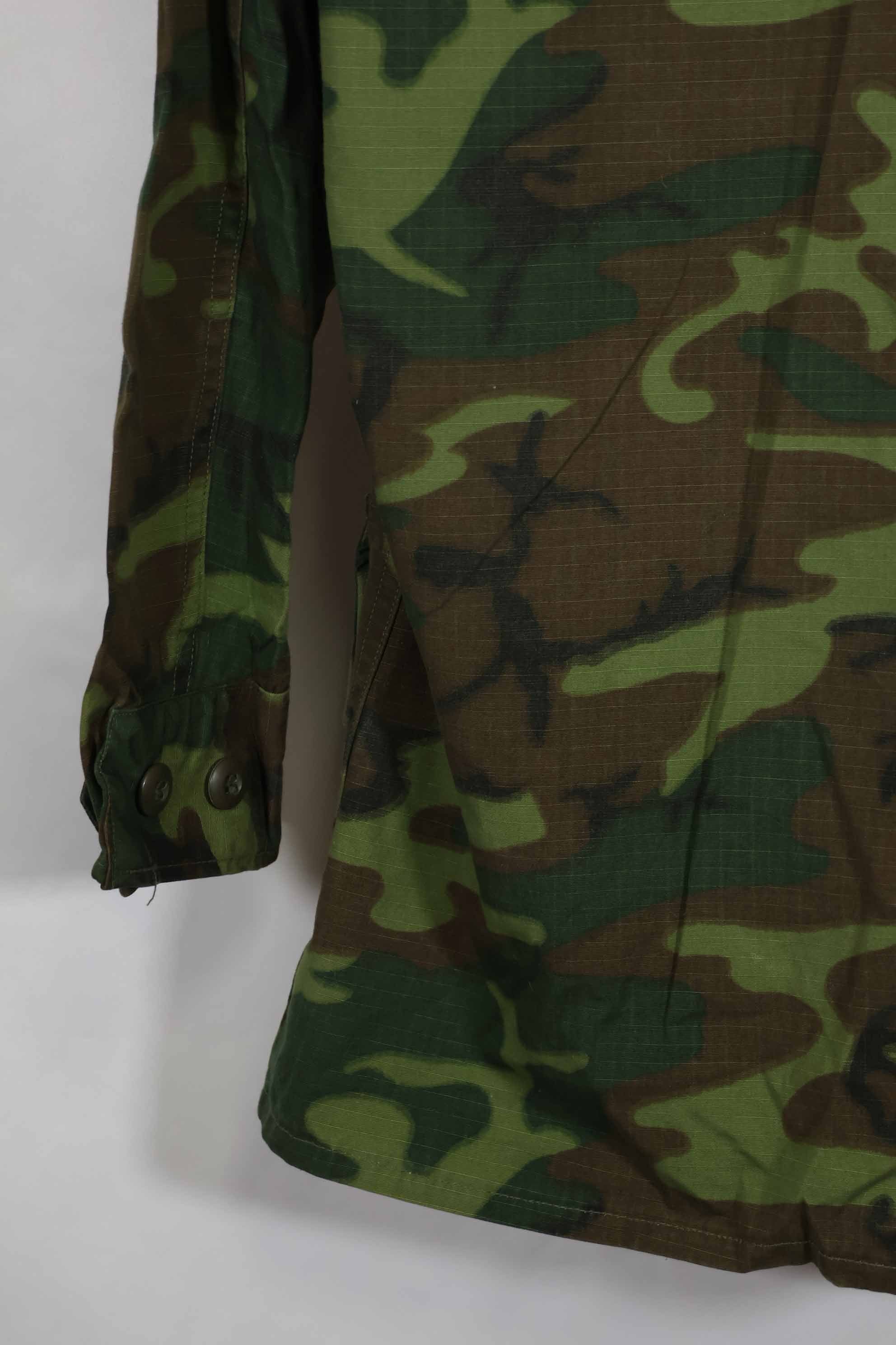 1969年製　リップストップ生地　ERDL ジャングルファティーグ　ジャケット　S-S　ほぼ未使用