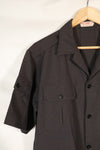 1960s Saigon Taylor Made Black Safari Jacket Pants Set