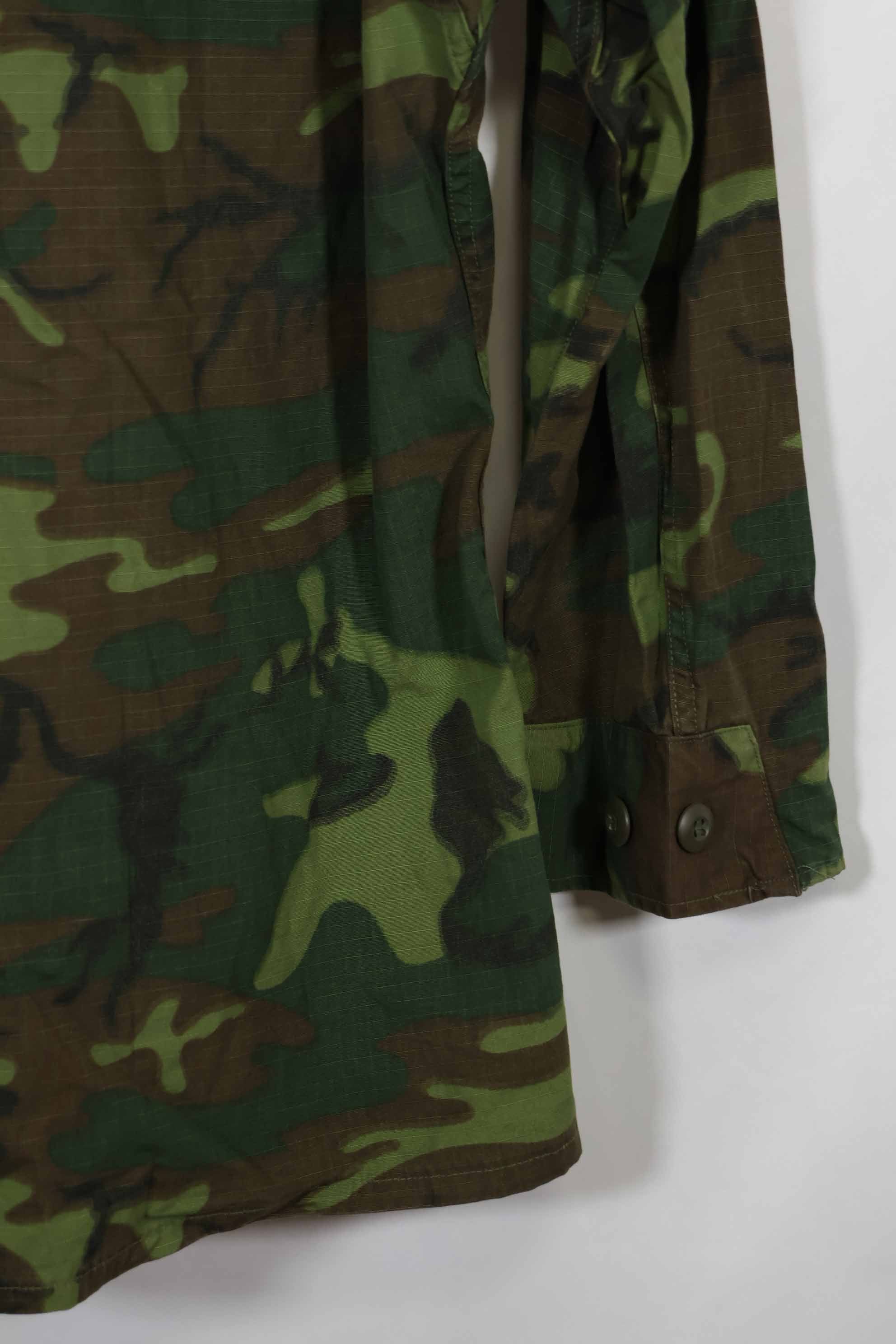 1969年製　リップストップ生地　ERDL ジャングルファティーグ　ジャケット　S-S　ほぼ未使用