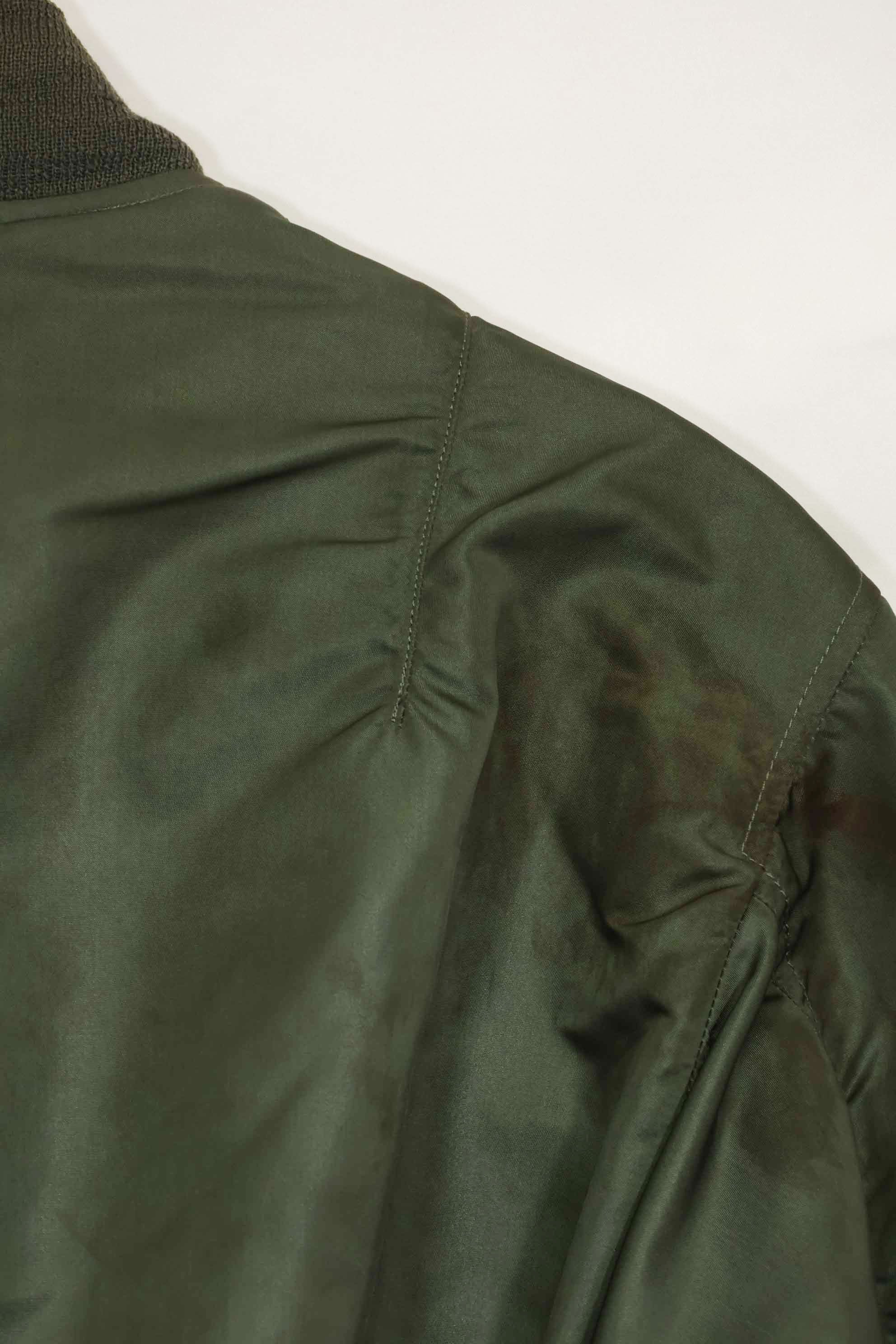 1970年契約　アメリカ空軍　L2-B　ライトゾーン　フライトジャケット　刺繍ネーム入　中古品