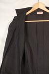 1960s Saigon Taylor Made Black Safari Jacket Pants Set