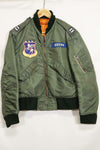1960年契約　アメリカ空軍　折衷型 L2-B　17th Air Force　ライトゾーン　フライトジャケット　中古品