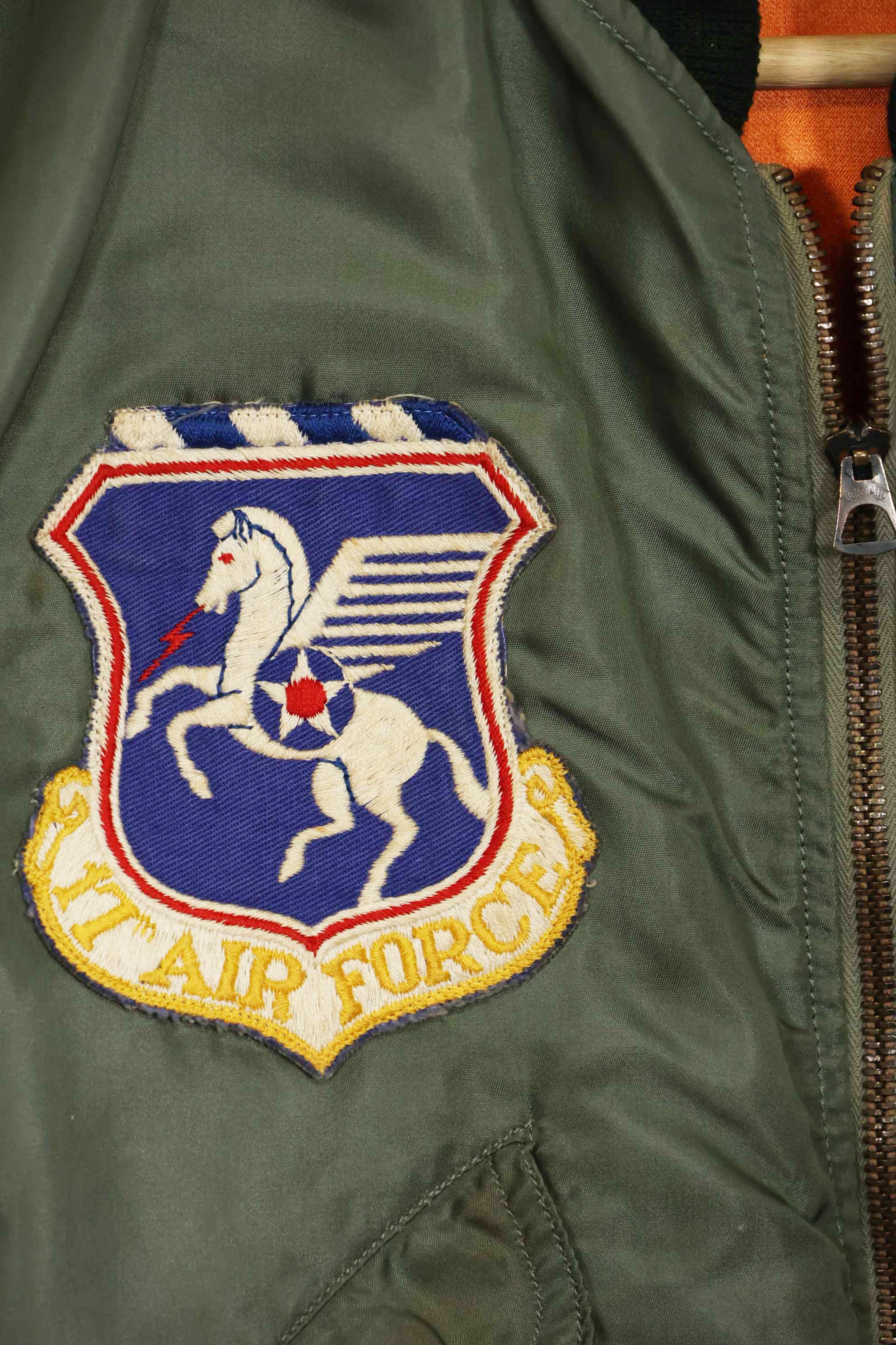1960年契約　アメリカ空軍　折衷型 L2-B　17th Air Force　ライトゾーン　フライトジャケット　中古品