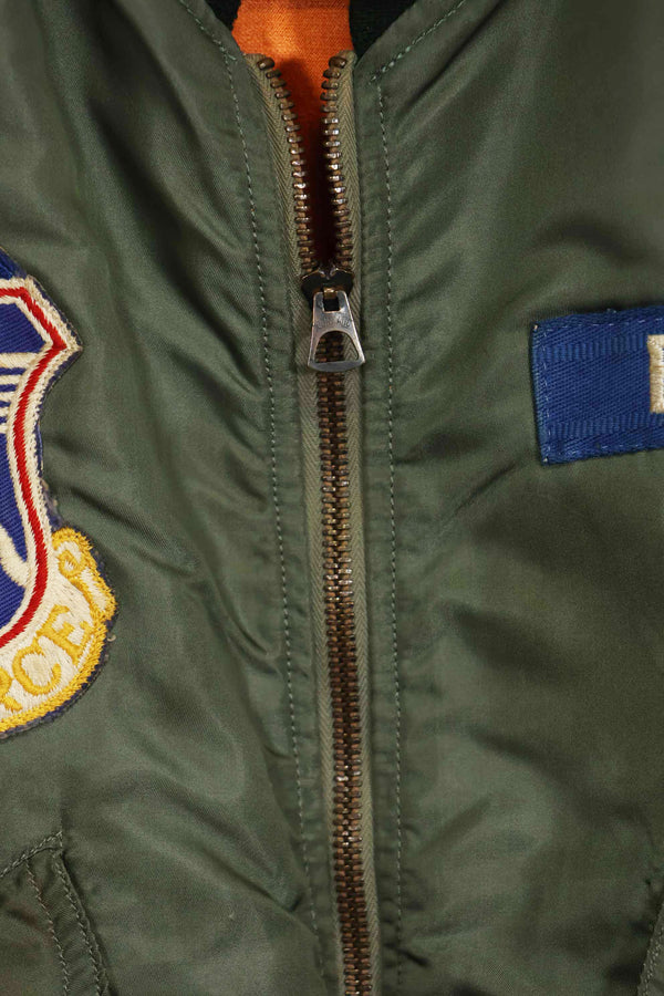 1960年契約　アメリカ空軍　折衷型 L2-B　17th Air Force　ライトゾーン　フライトジャケット　中古品