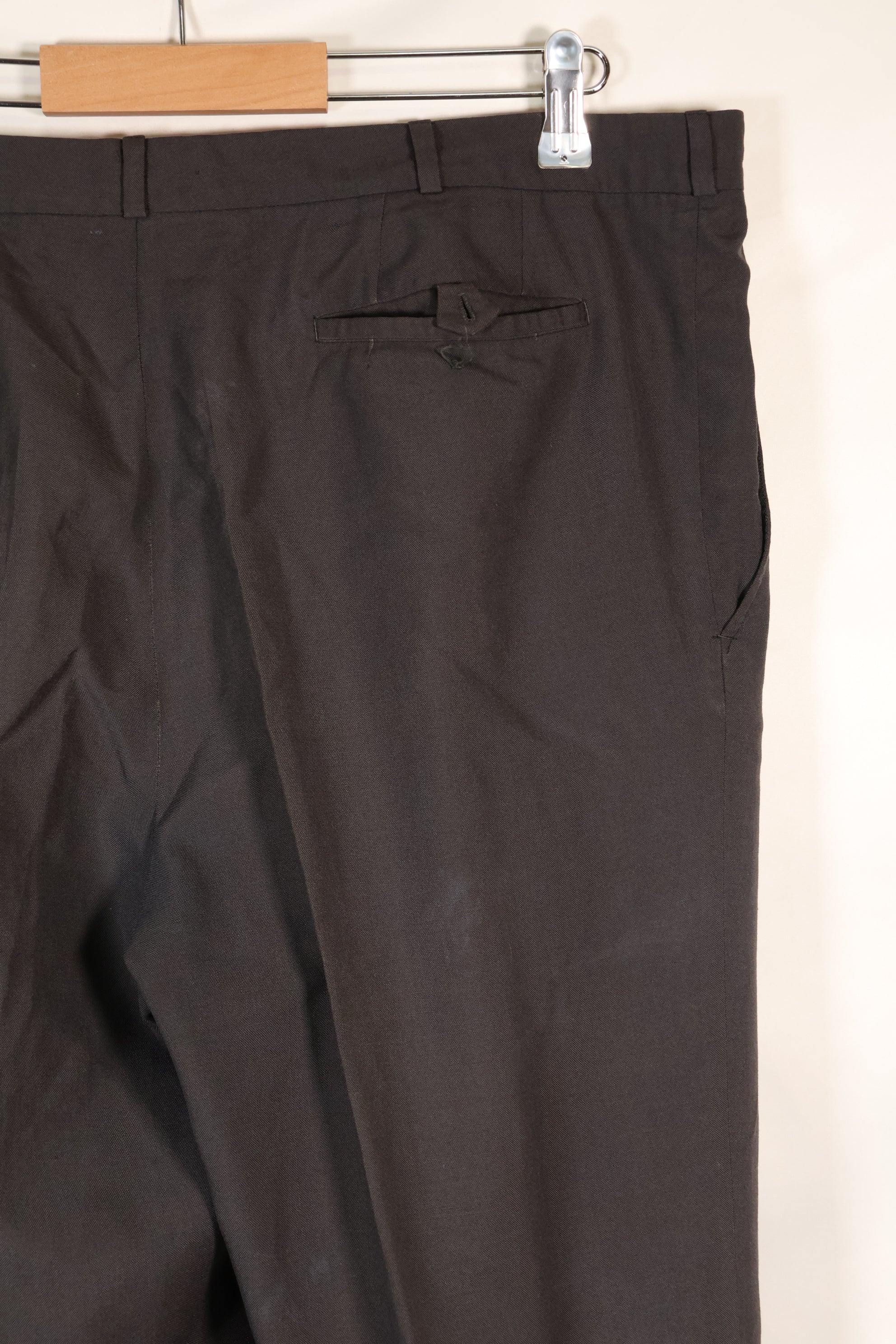 1960s Saigon Taylor Made Black Safari Jacket Pants Set