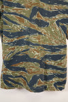 Mid-1970s, Thailand, Silver Tiger half sleeve shirt, tiger stripe, used.