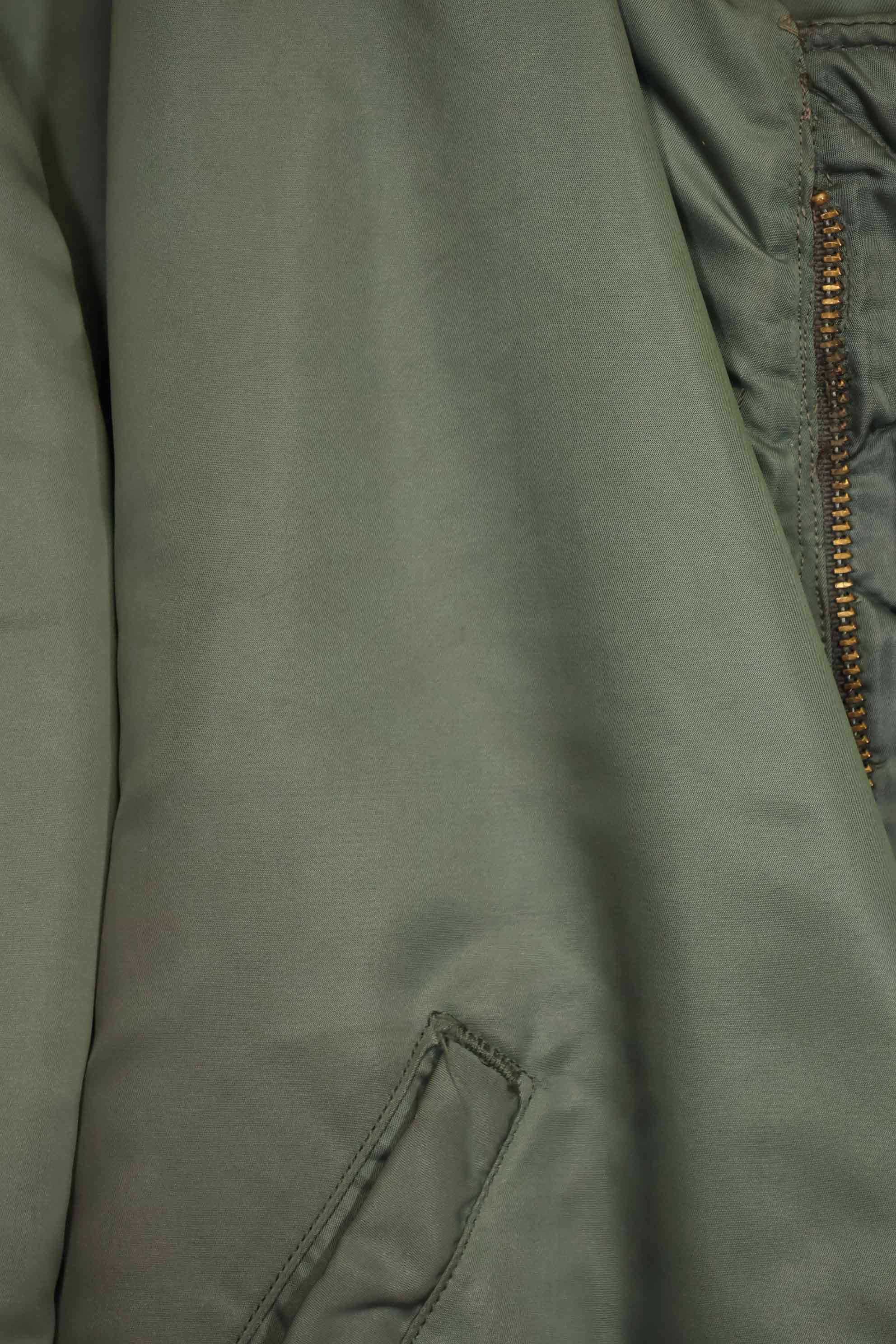 1950's USAF B-15D ribbed modified flight jacket size 42, used for high altitude