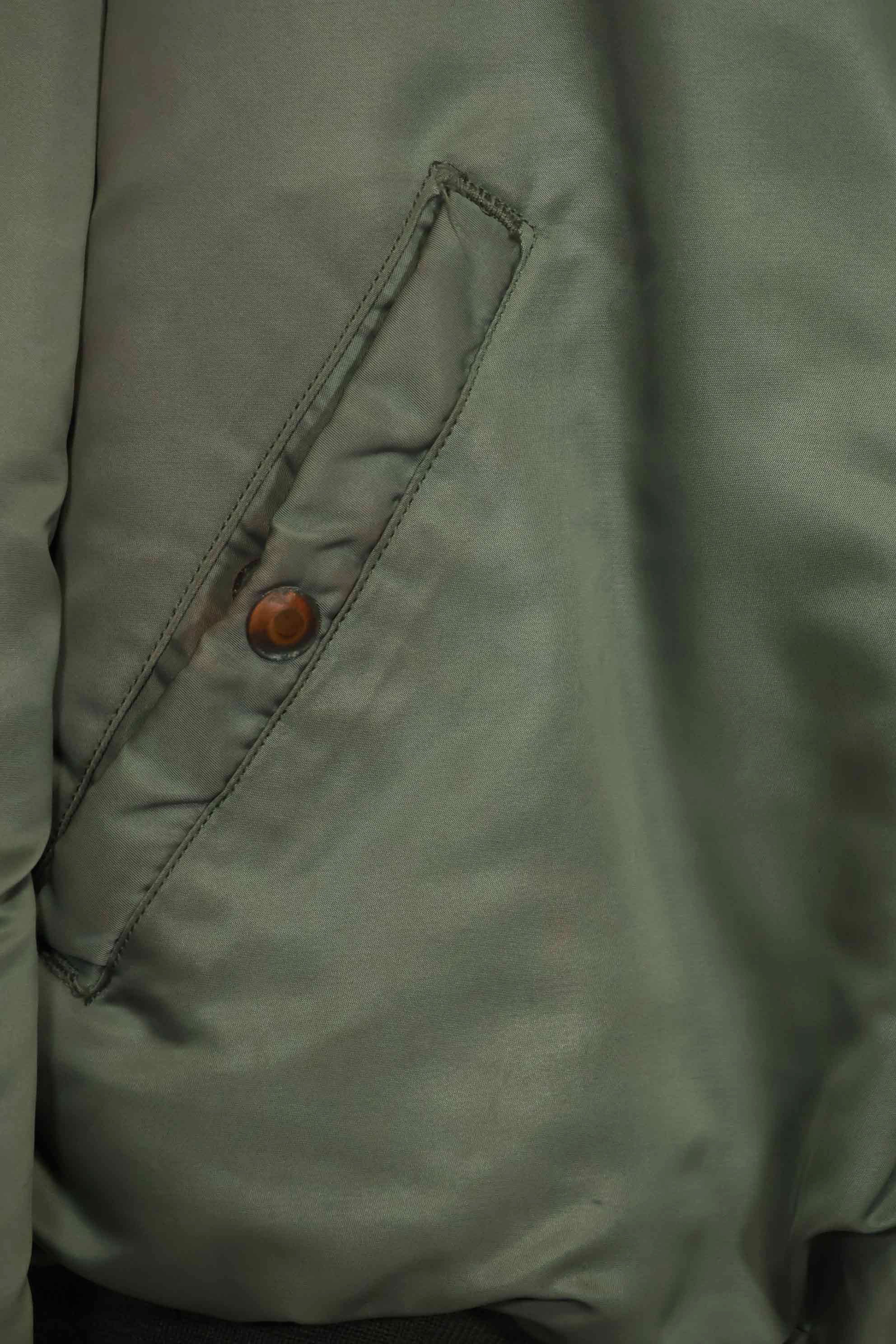 1950's USAF B-15D ribbed modified flight jacket size 42, used for high altitude