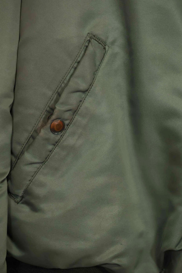 1950's USAF B-15D ribbed modified flight jacket size 42, used for high altitude