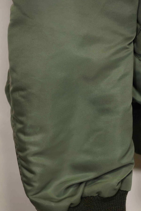 1950's USAF B-15D ribbed modified flight jacket size 42, used for high altitude