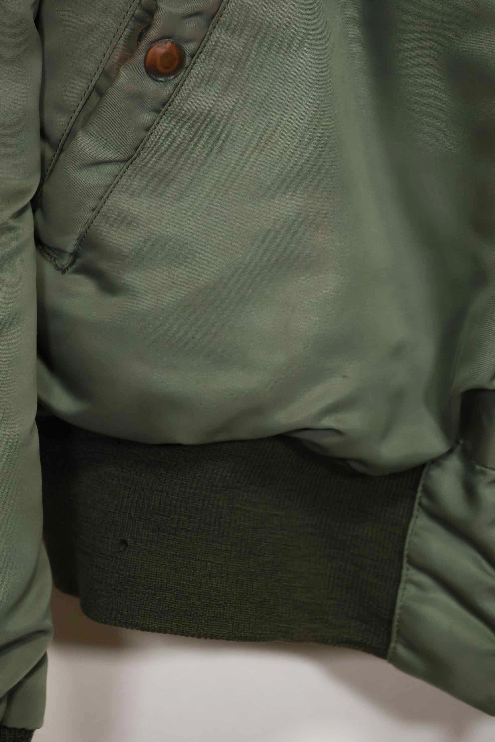 1950's USAF B-15D ribbed modified flight jacket size 42, used for high altitude