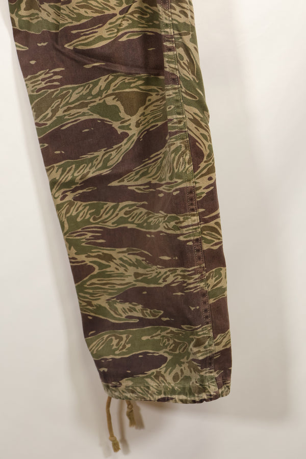 大阪 MASH製　A-M シルバータイガーストライプ　Asian カット　パンツ　中古品　退色あり