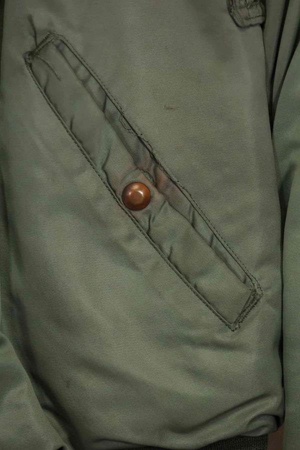 1950's USAF B-15D ribbed modified flight jacket size 42, used for high altitude