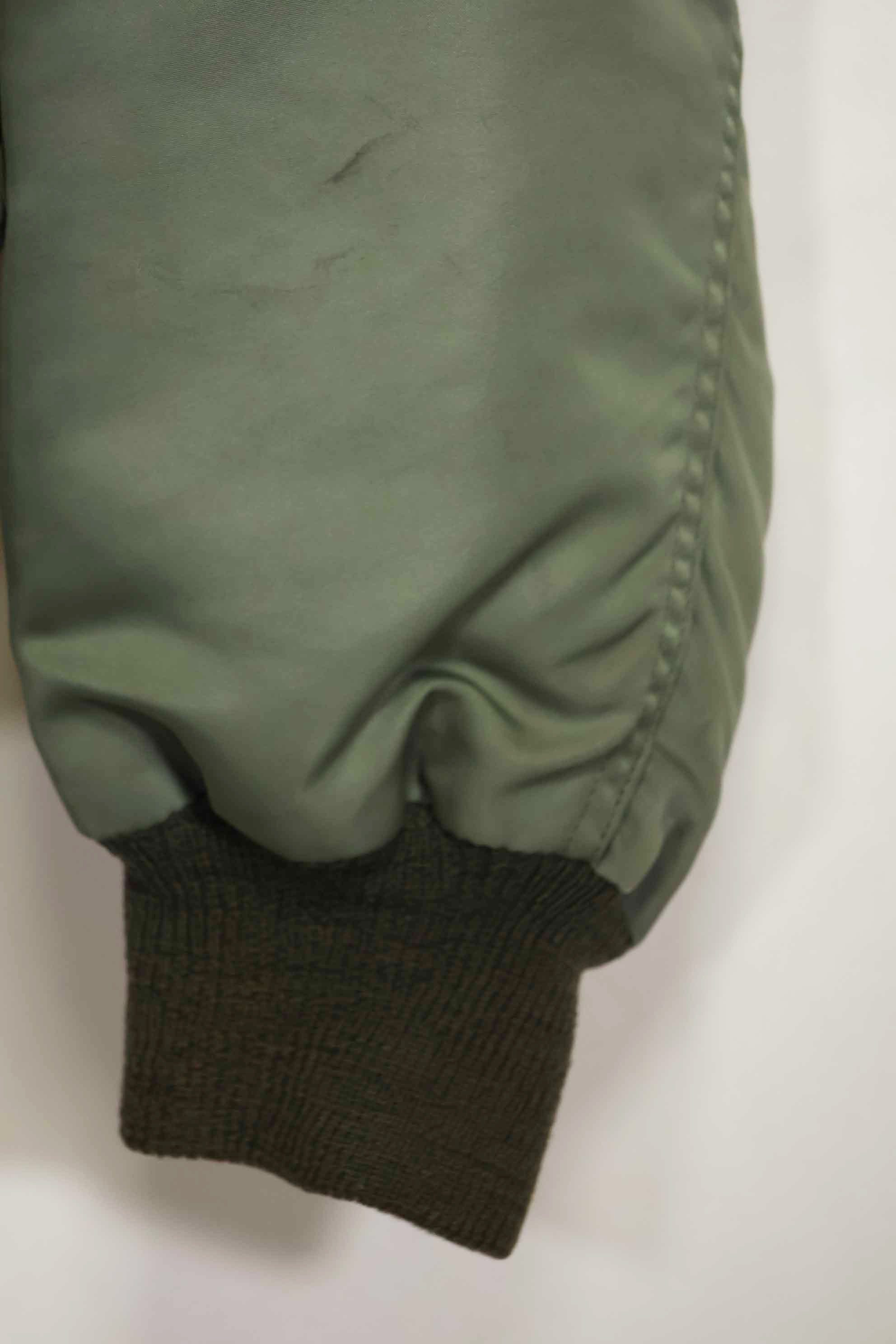 1950's USAF B-15D ribbed modified flight jacket size 42, used for high altitude