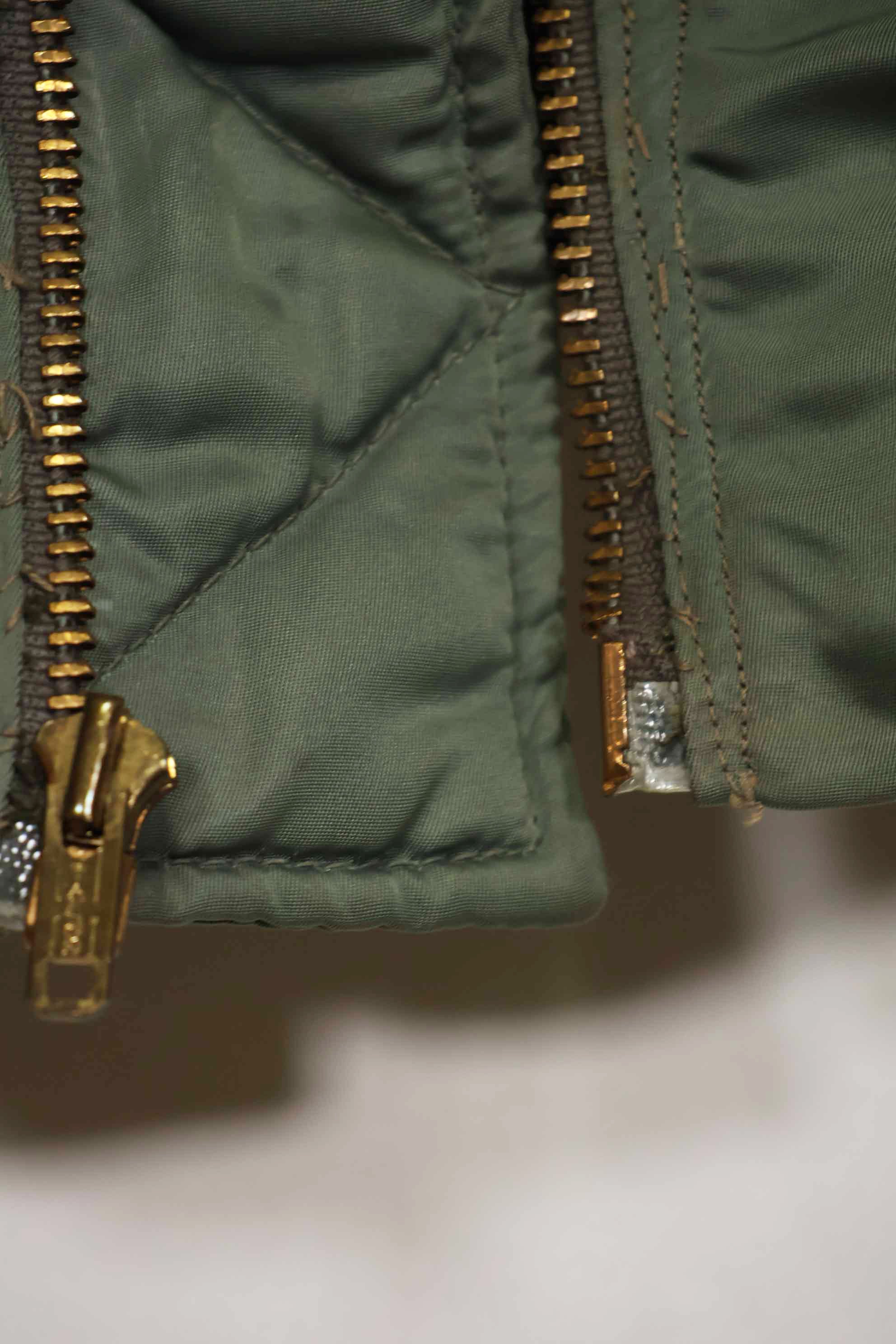 1950's USAF B-15D ribbed modified flight jacket size 42, used for high altitude