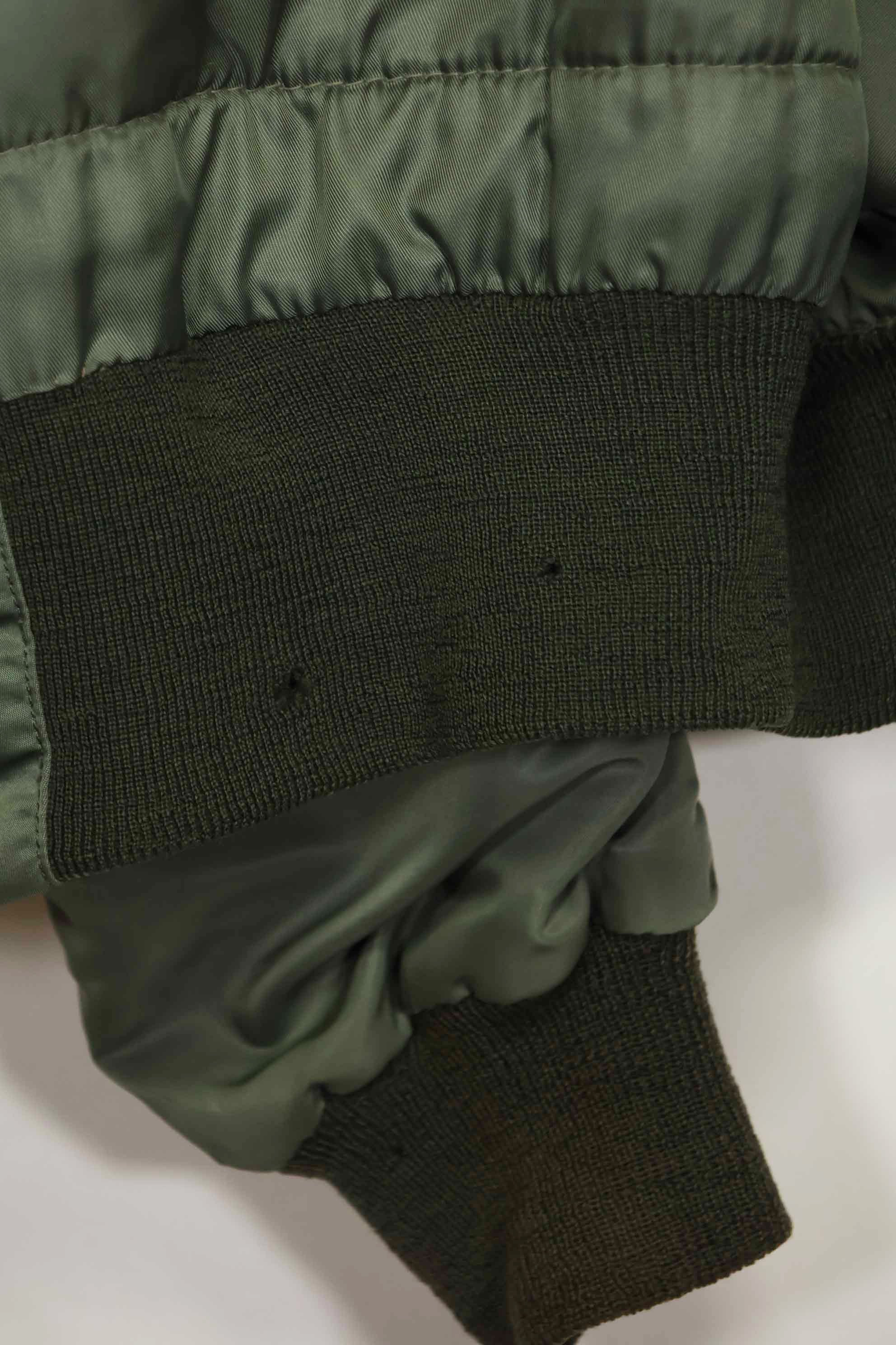 1950's USAF B-15D ribbed modified flight jacket size 42, used for high altitude